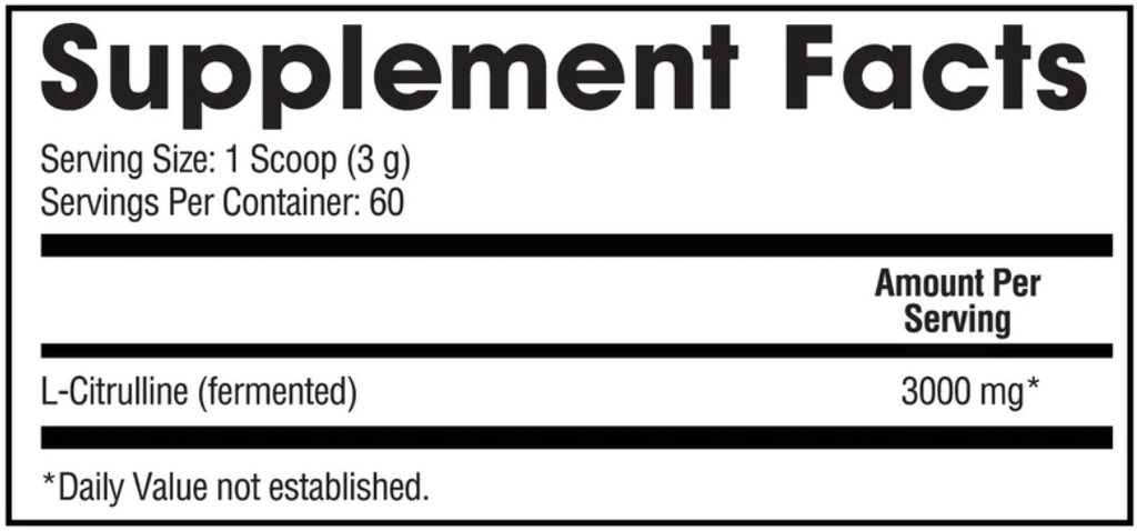 Citrulline – A-List Nutrition Ltd